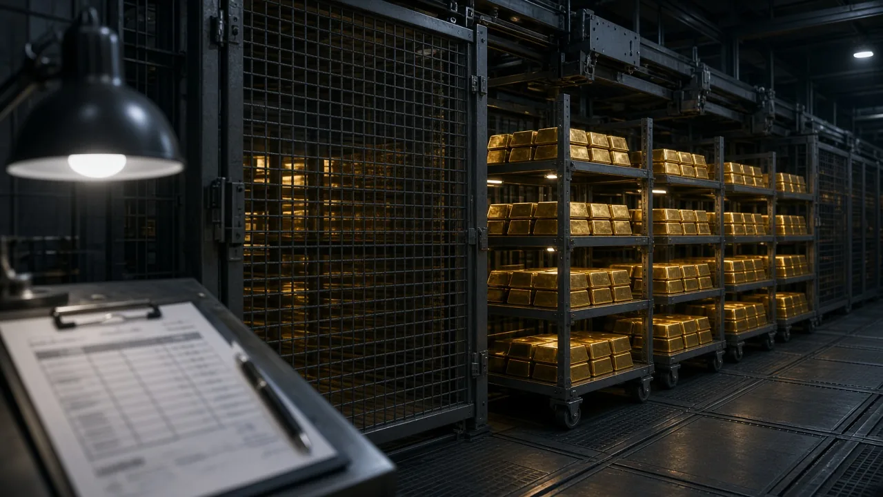 Inspecting your bars in a free-trade zone vault